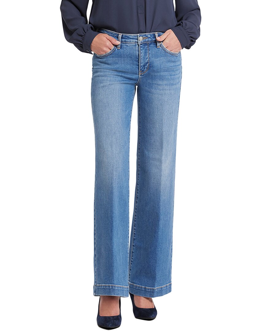 Nydj Petite Teresa Water Canyon Wide Leg Jean In Blue
