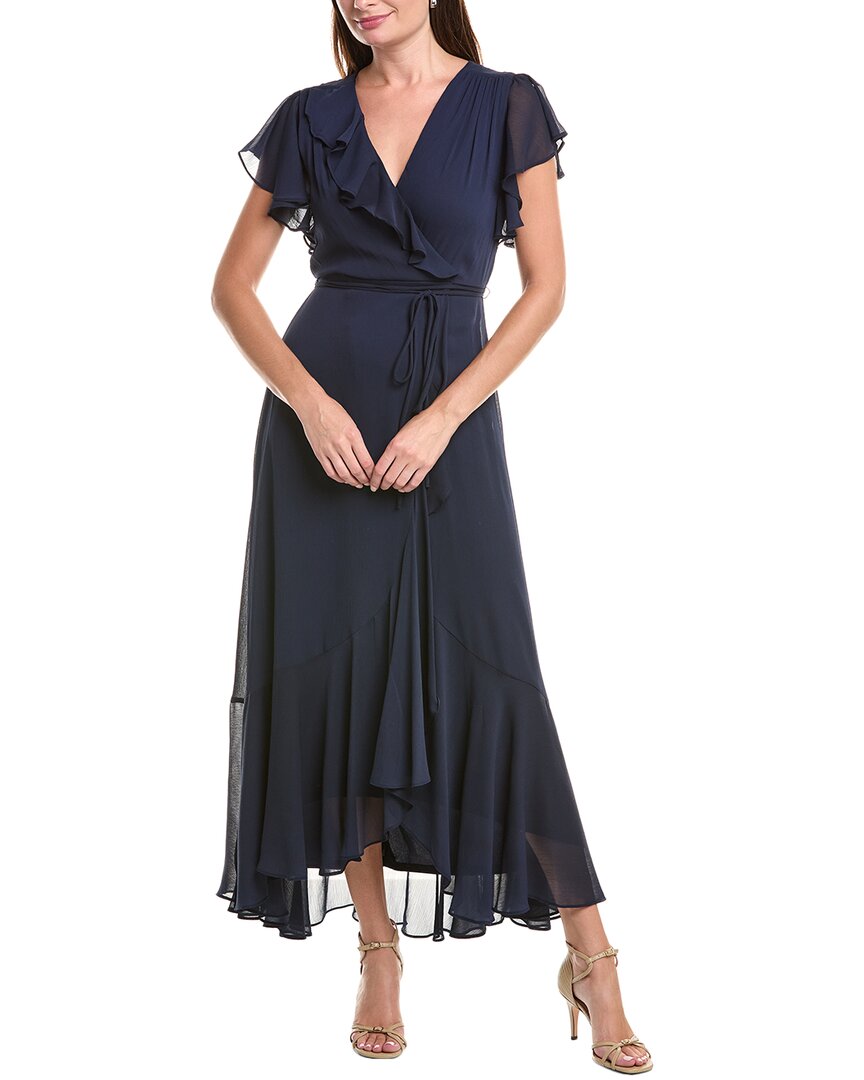 Maison Tara Serena Maxi Dress In Blue