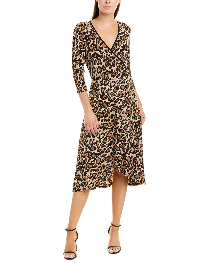 Image of Tiana B. Faux Wrap Dress