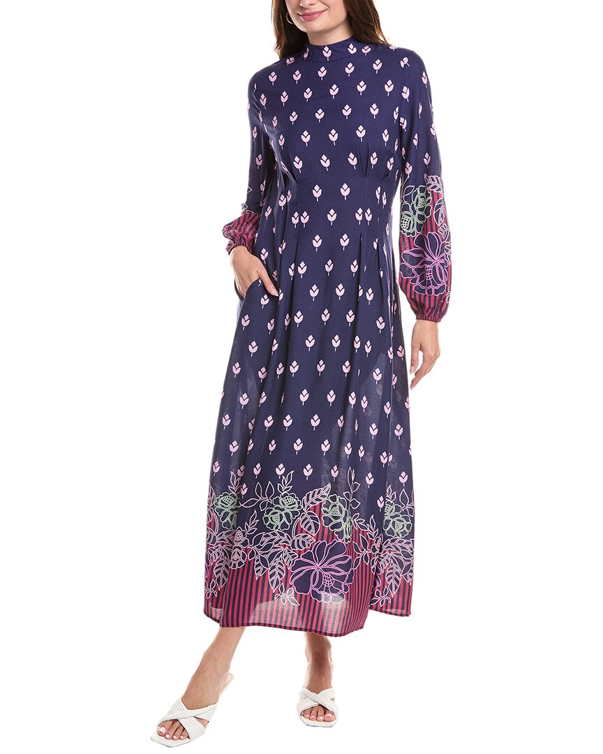 Garrie B Maxi Dress In Blue