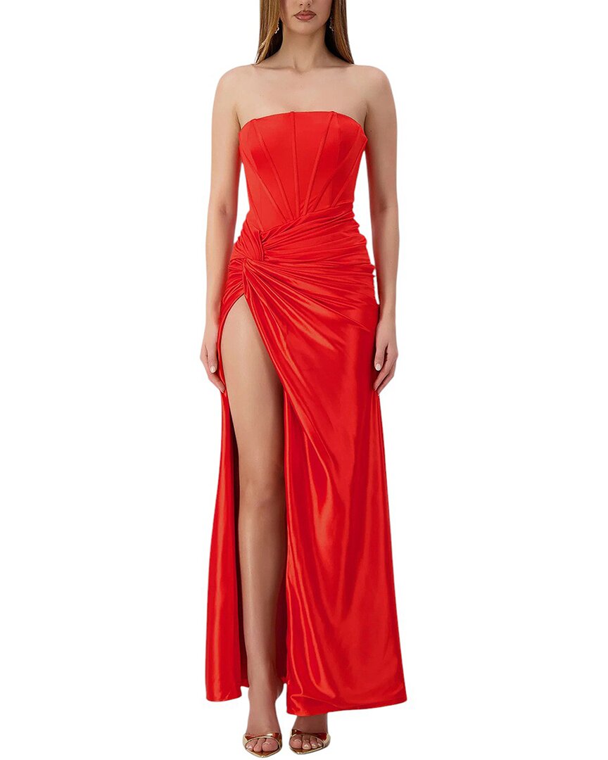 Alma King Maxi Dress In Red