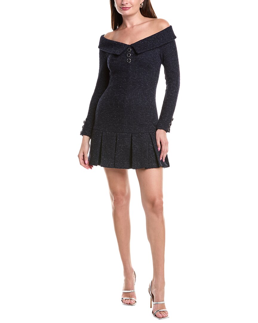 Black Halo Edith Mini Dress In Black