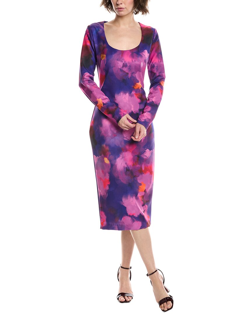 Black Halo Naylah Sheath Dress In Purple