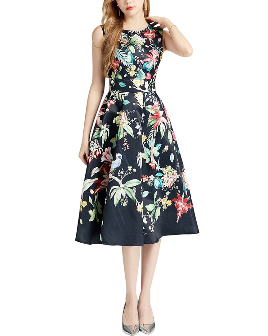 Leon Gori Midi Dress In Multi