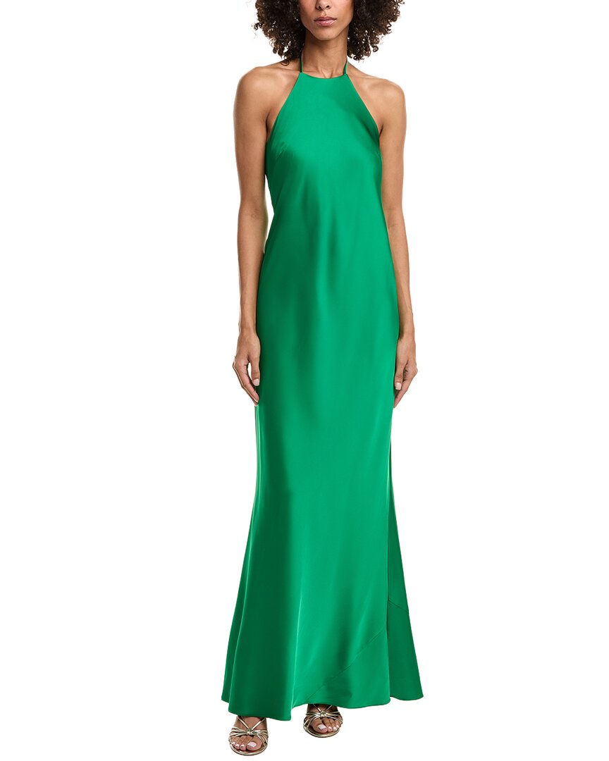 Liv Foster Halter Maxi Dress In Green