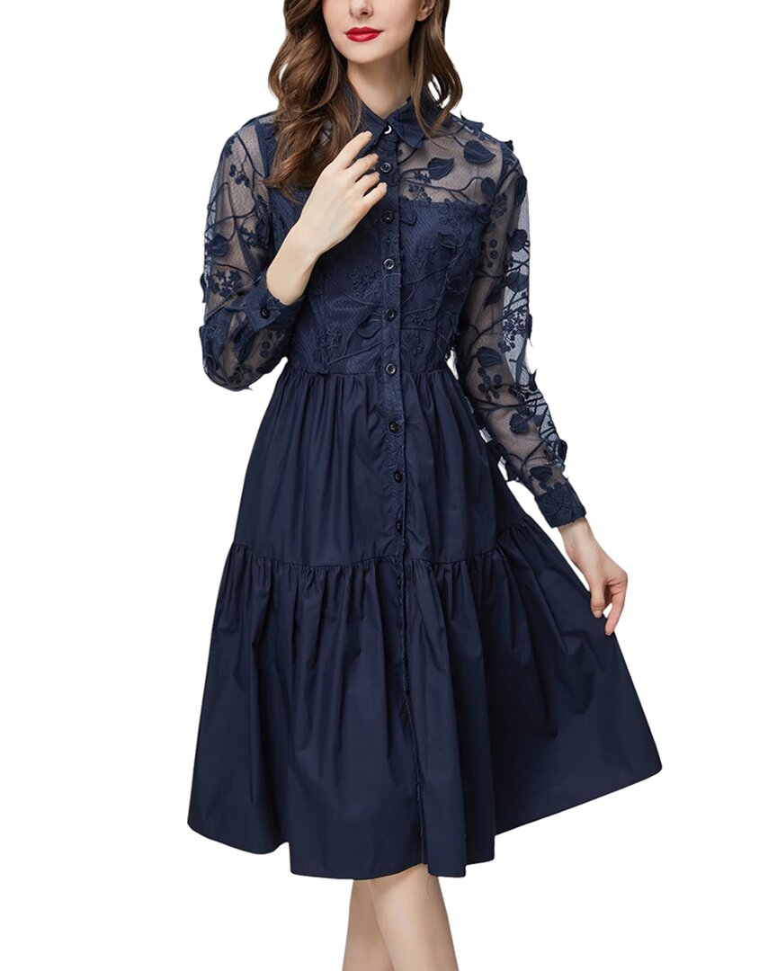 Burryco Mini Dress In Blue