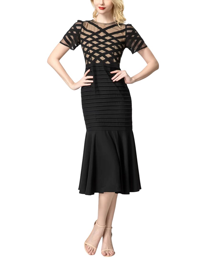 Burryco Midi Dress In Black