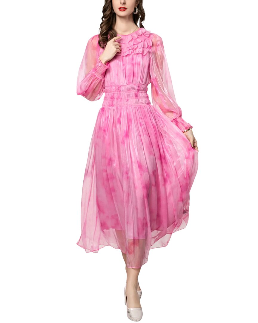 Burryco Midi Dress In Pink