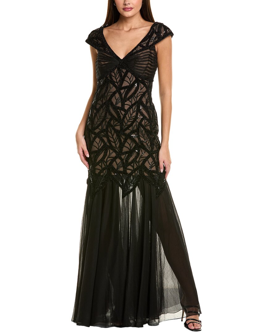 Tadashi Shoji Gown In Black