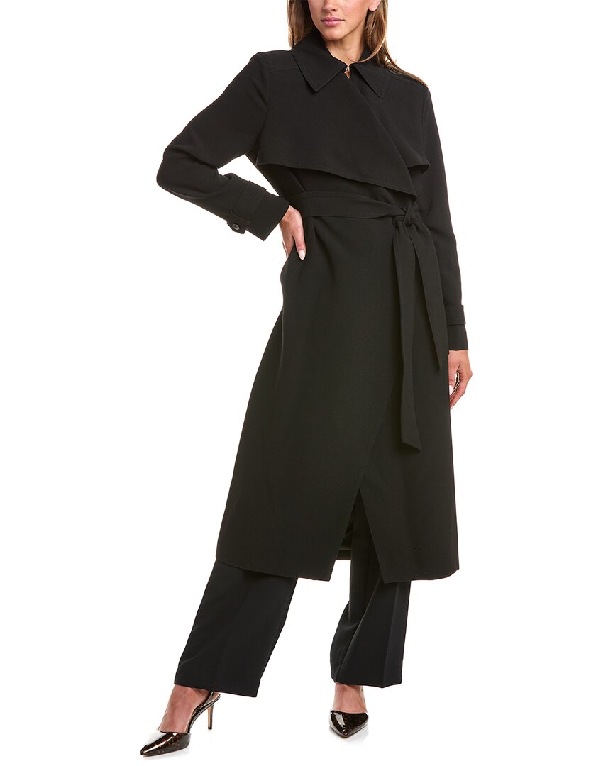 Reiss Nrd Etta Trench Coat In Black