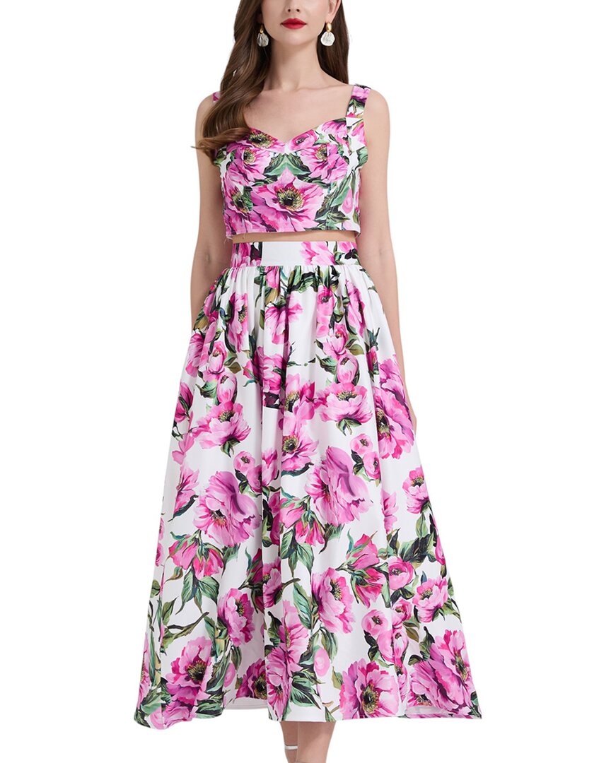 Kaimilan 2pc Top & Skirt Set In Pink