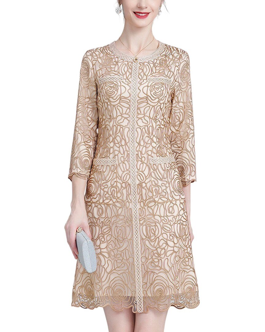 Lebrin Atelier Mini Dress In Neutral