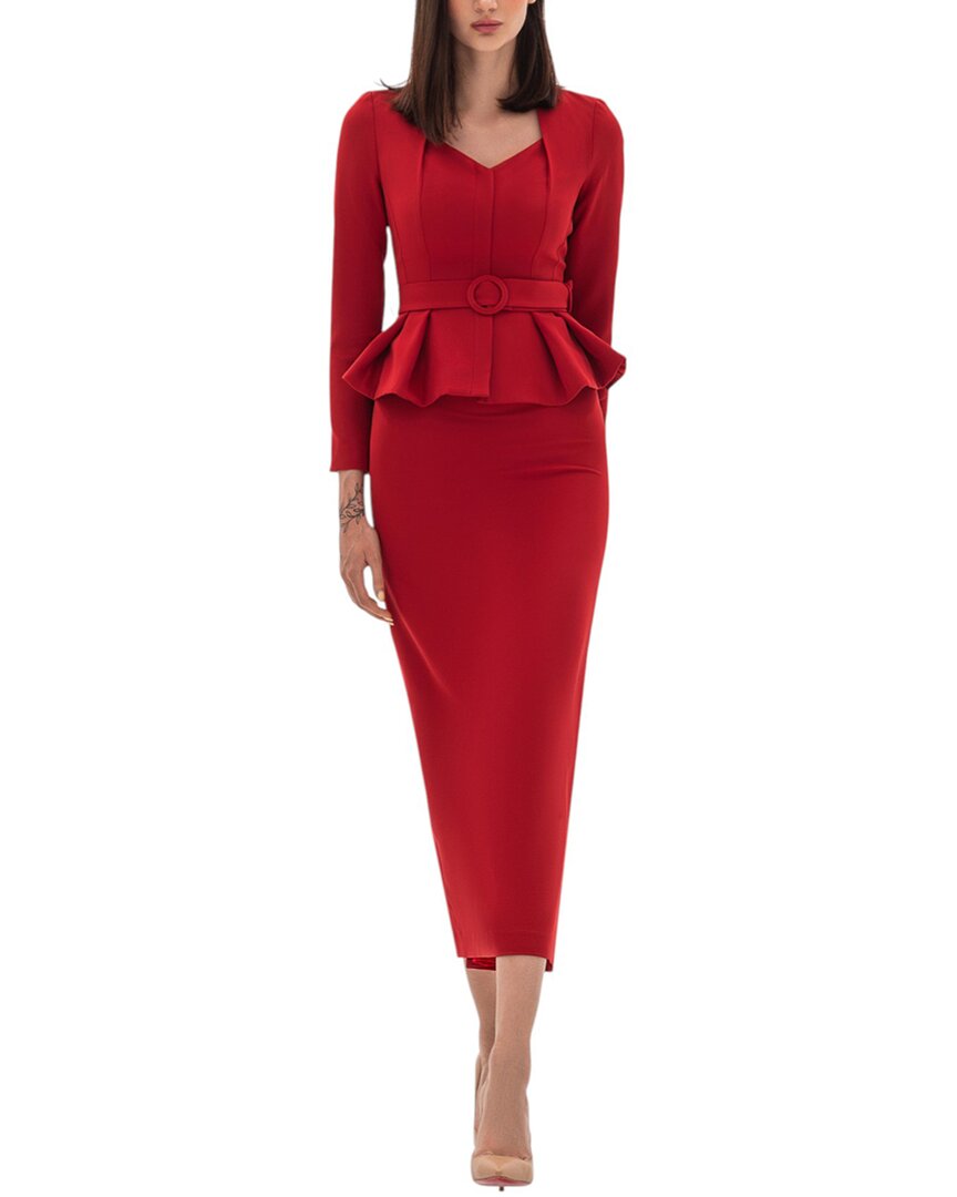Bgl Set (jacket & Skirt) In Red