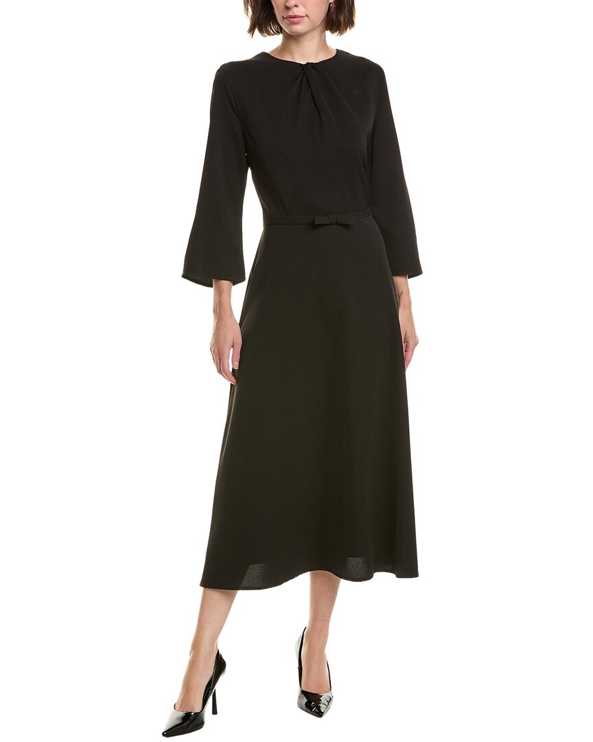 Pascale La Mode Premium Midi Dress In Black