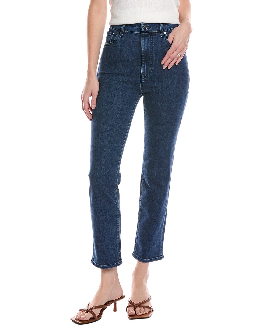 Frame The Pencil Crop Loner Slim Leg Jean In Multi
