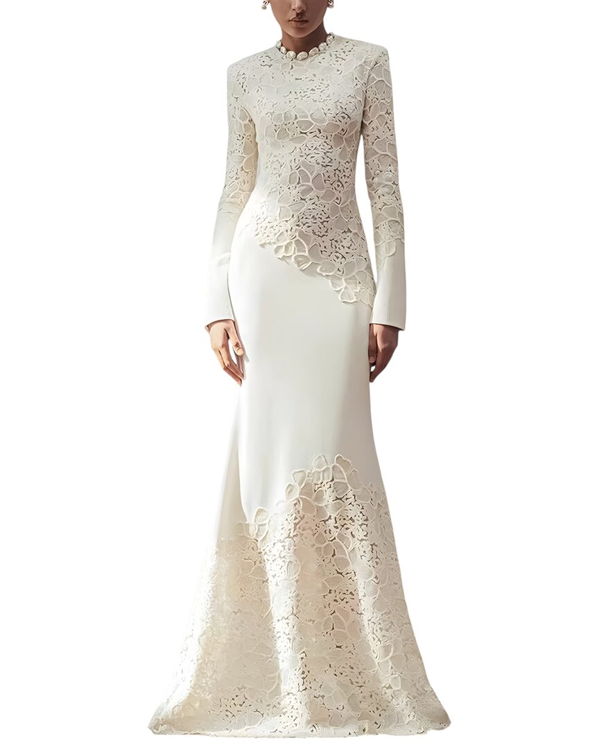 Silvia Rufino Midi Dress In White