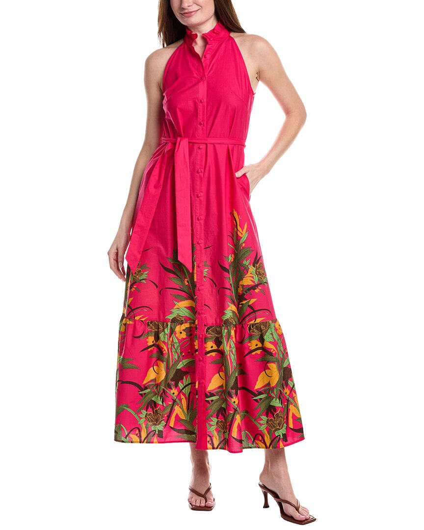 Flora Bea Nyc Fawn Maxi Dress In Pink