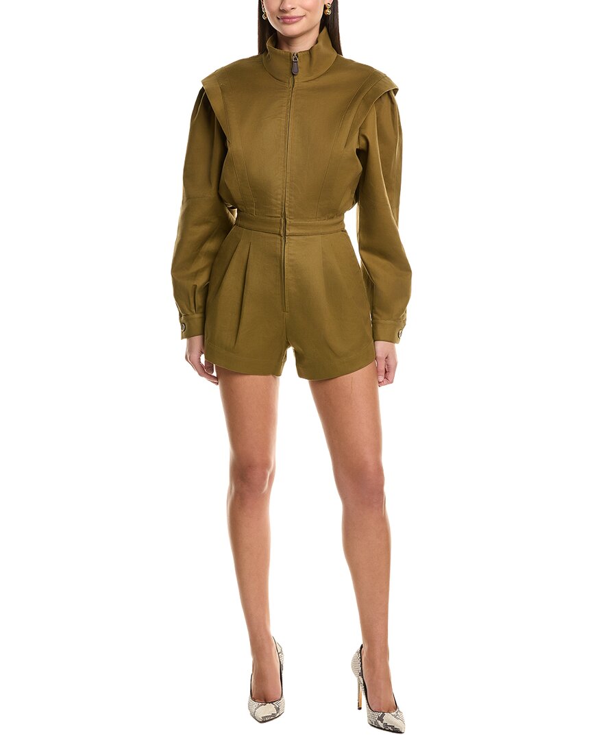 Ronny Kobo Nabil Romper In Green