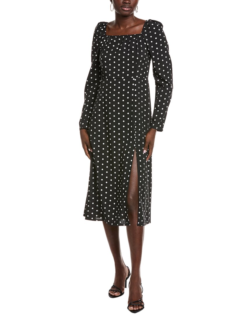 Maison Maar Midi Dress In Black