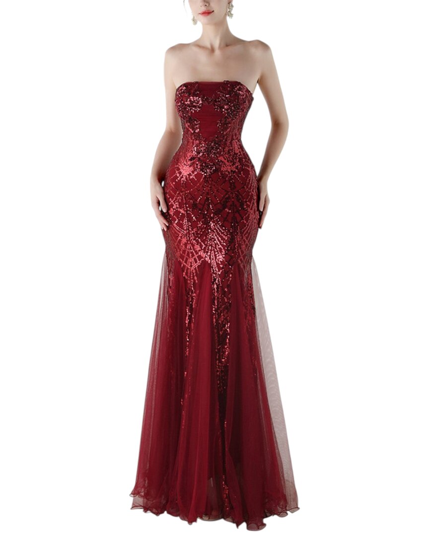 Kalinnu Maxi Dress In Red