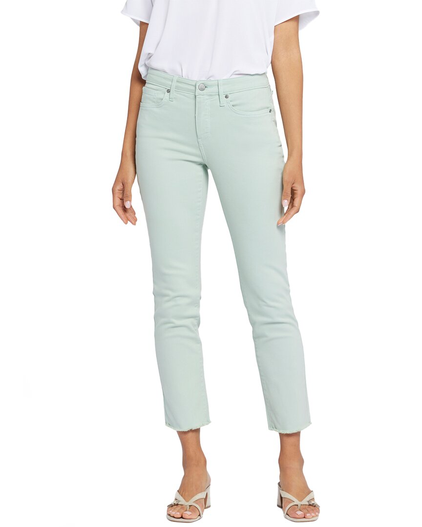 Nydj Petite Sheri Fantasy Dream Ankle Crop Jean In Green