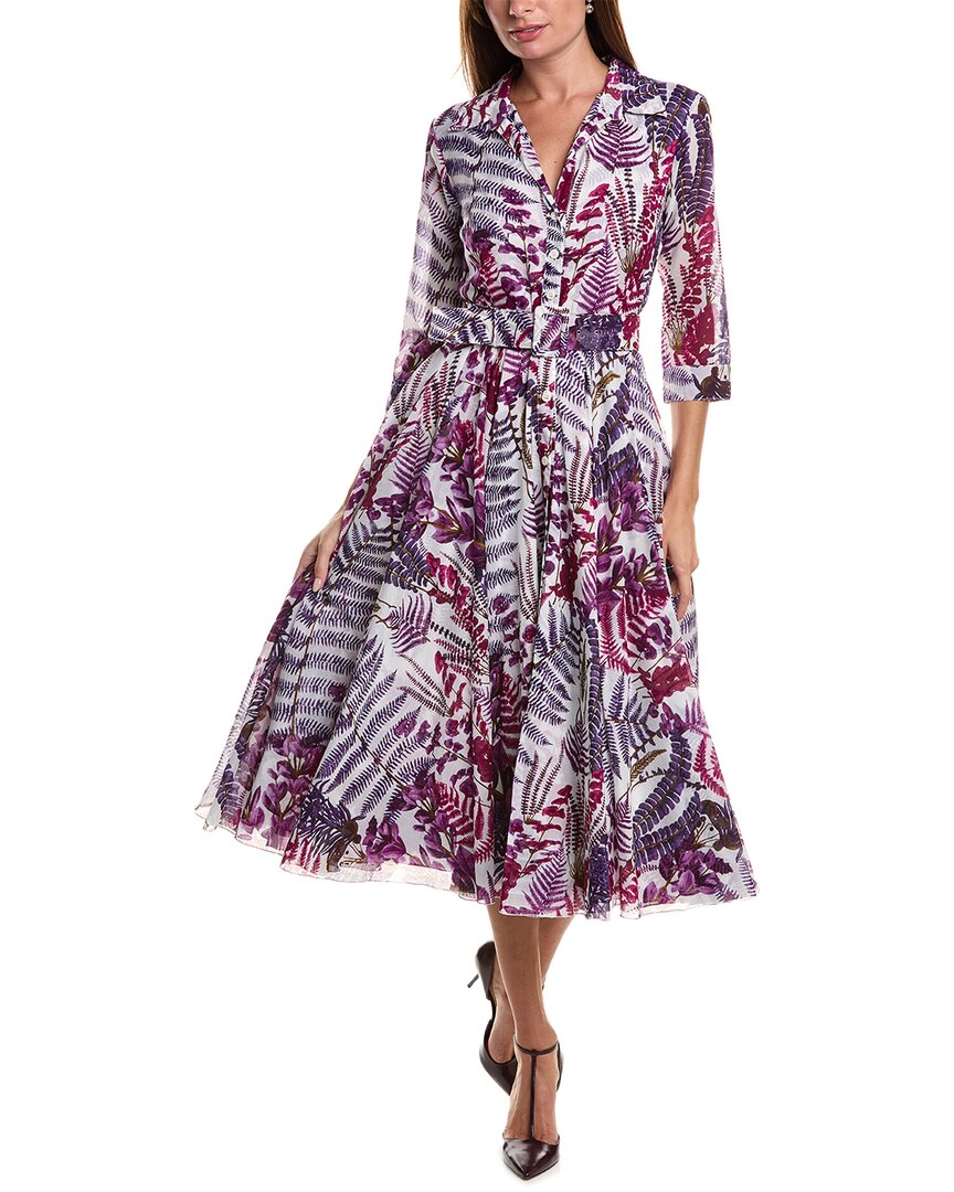 Samantha Sung Aster Midi Dress In White