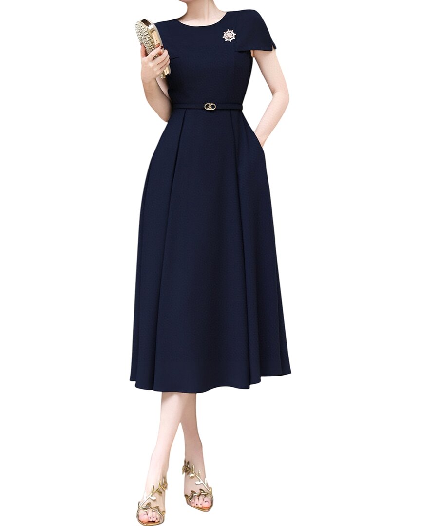 Lanelle Midi Dress In Blue