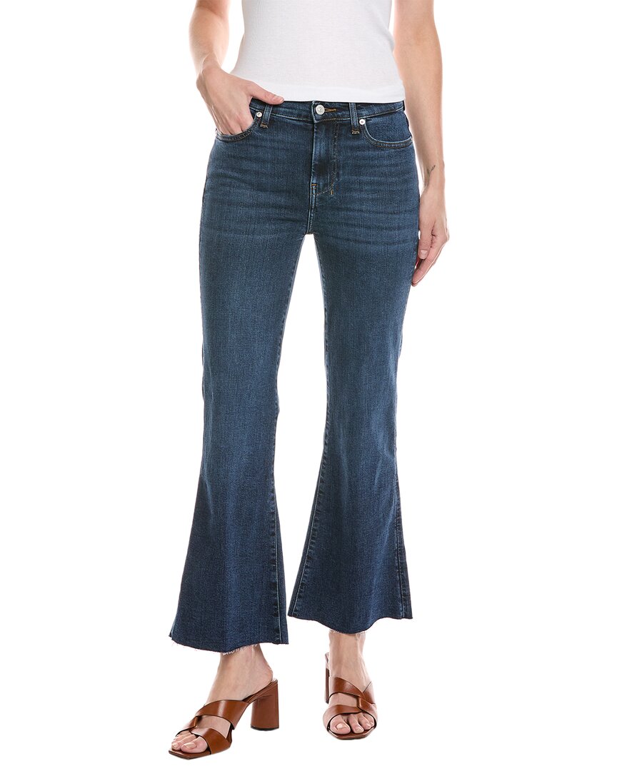 7 For All Mankind Slim Illusion Cropped Dojo Gilbert Jean In Blue