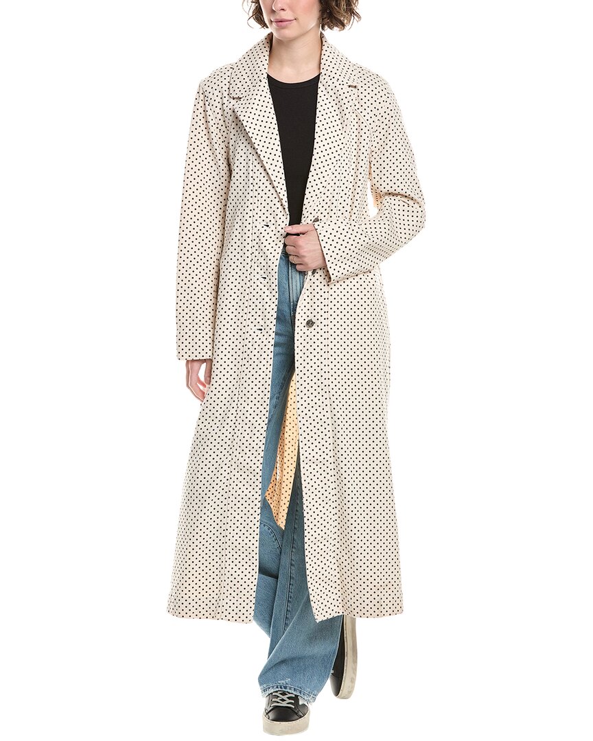 Free People Monique Denim Duster In Neutral