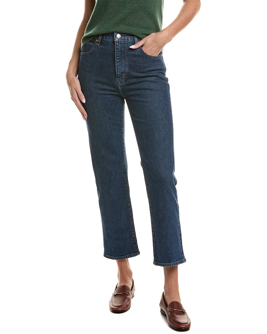Frame The Ruler Written Crop Jean In Blue
