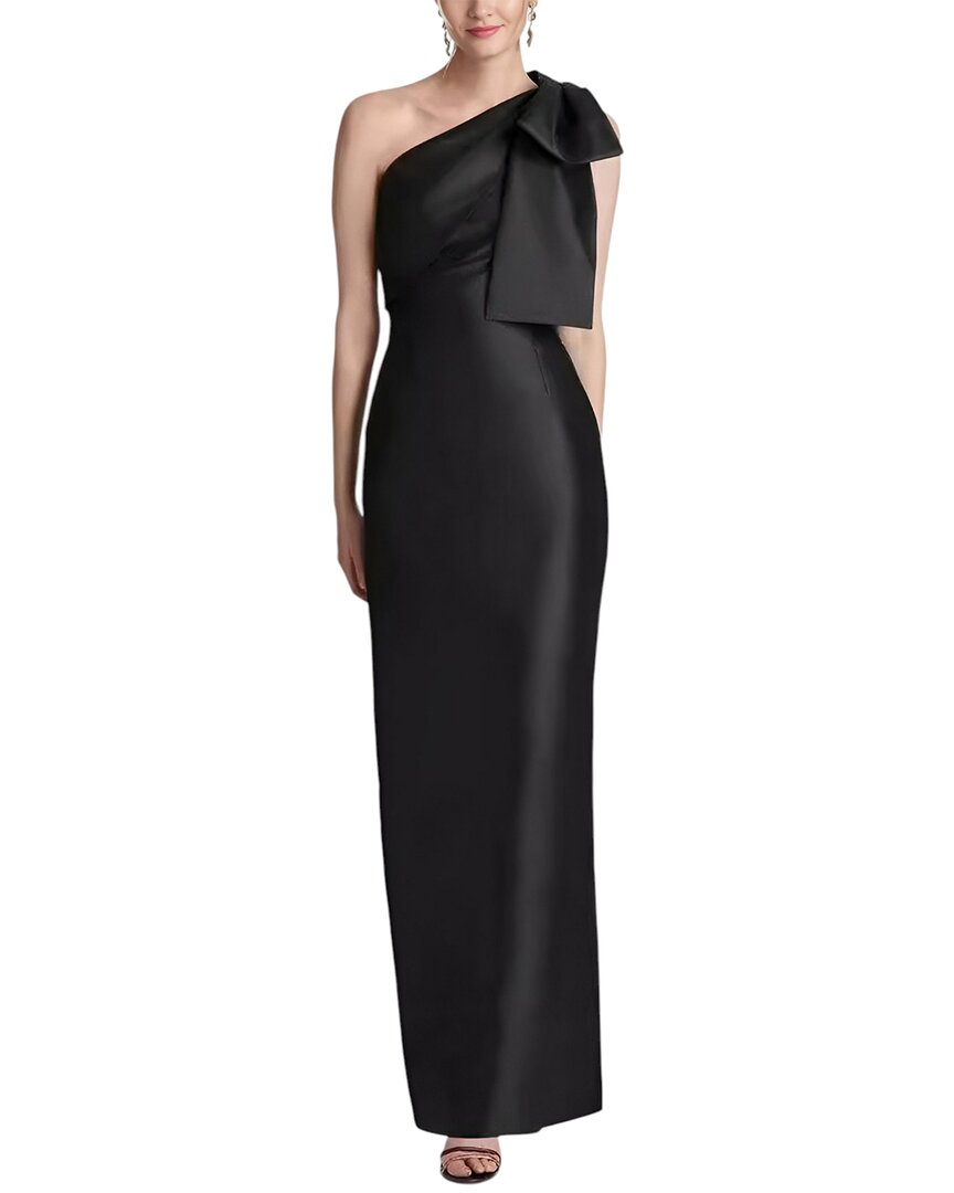 Camila Blanco Maxi Dress In Black