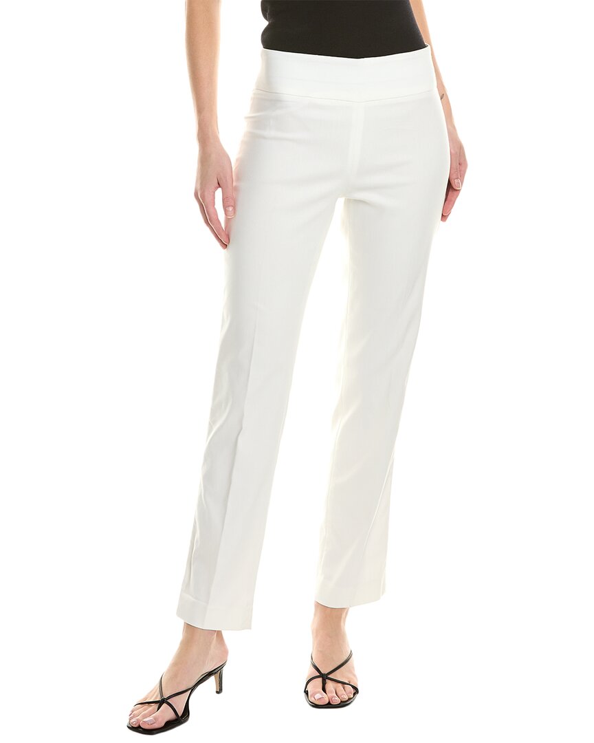 Shop Jones New York Pull-on Wide Leg Straight Pant In White