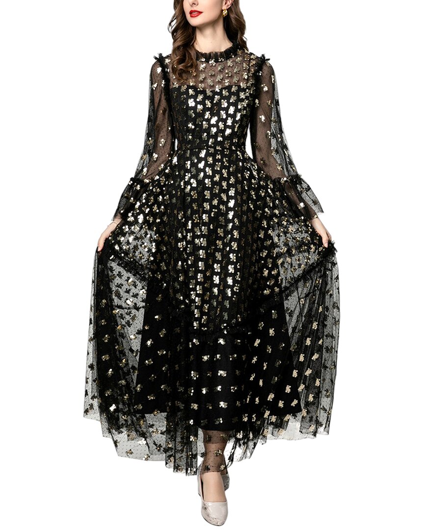 Lionello Salvi Midi Dress In Black