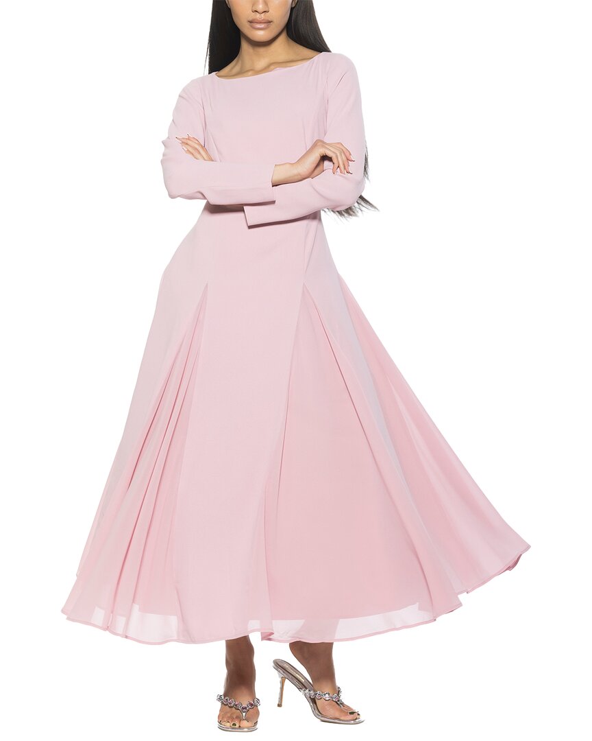 Alexia Admor Elodie Fit And Flare Dress In Pink