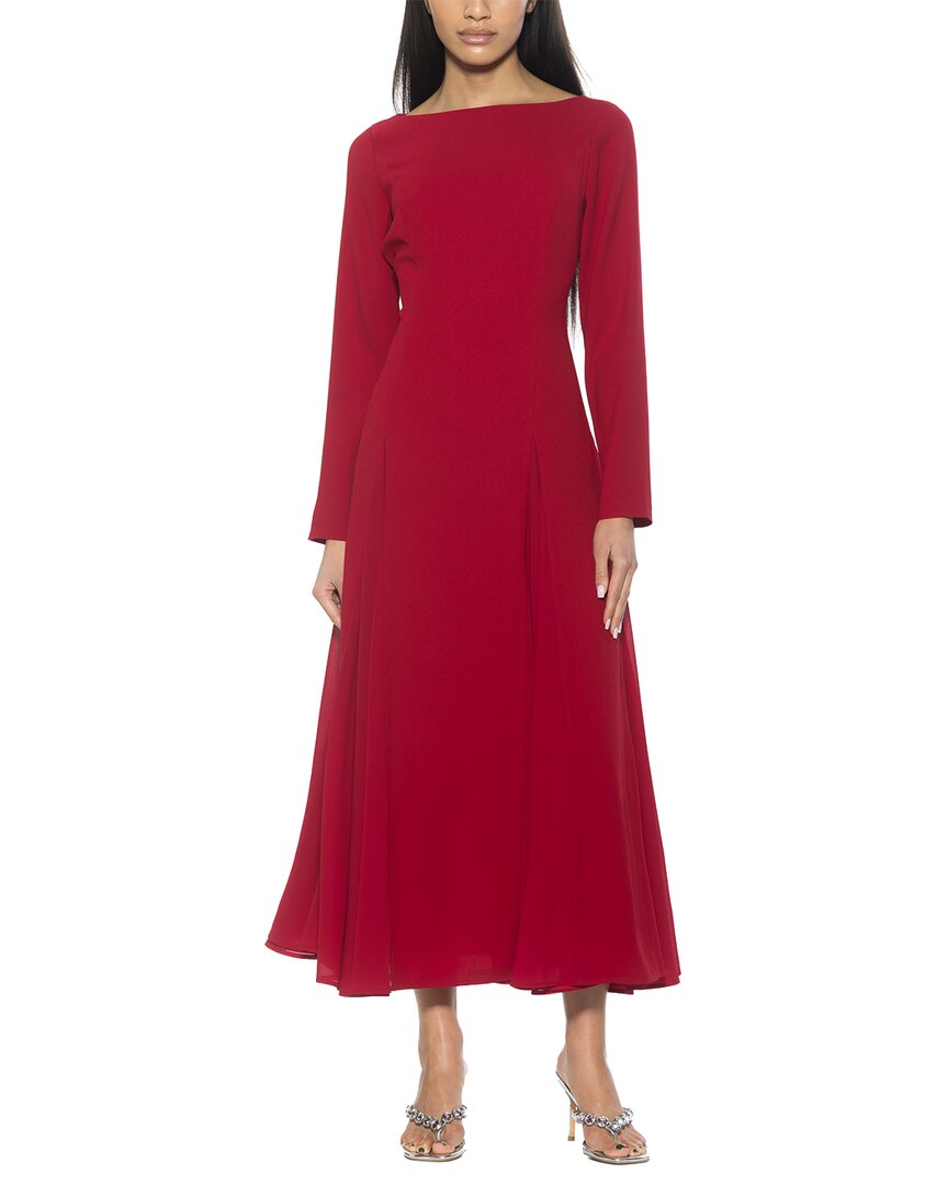 Alexia Admor Elodie Fit And Flare Dress In Red