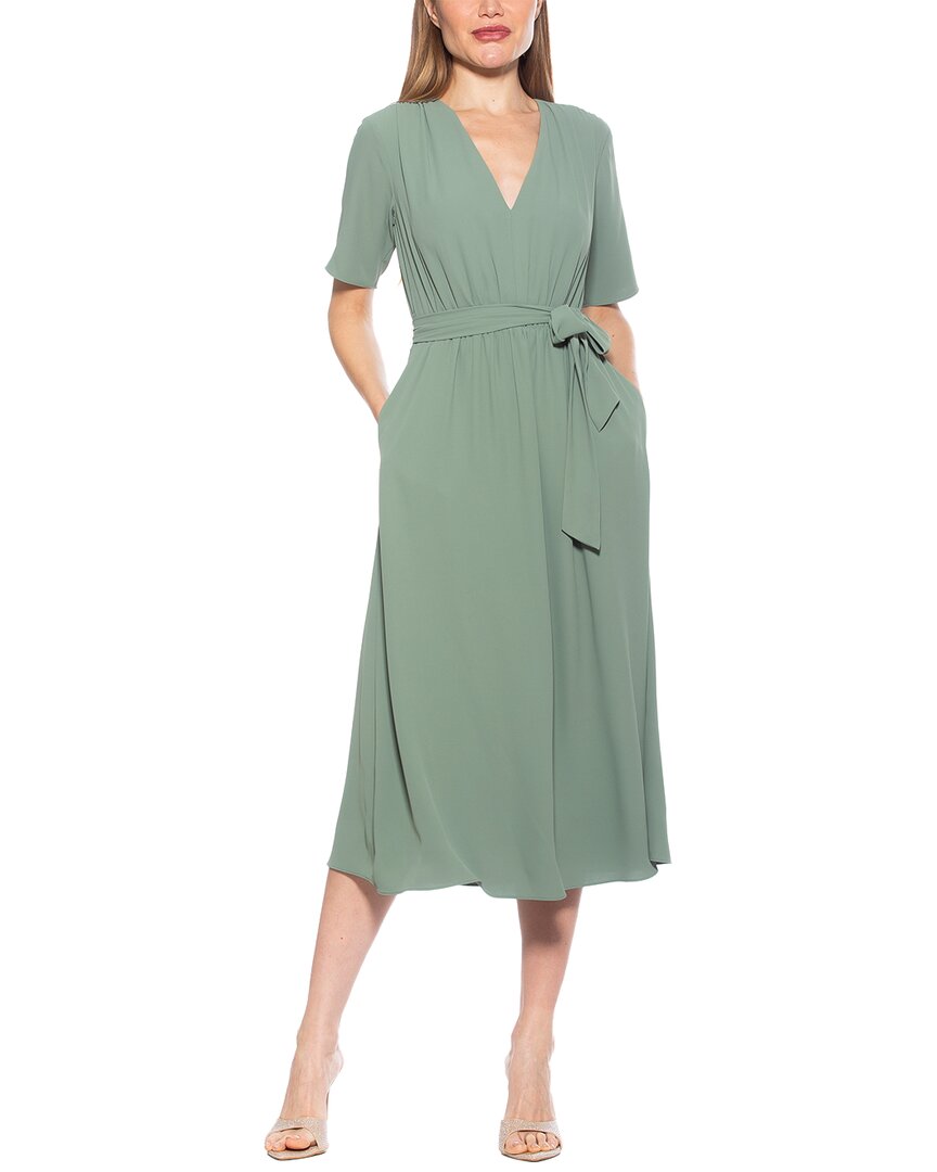 Alexia Admor Larisa Fit And Flare Dress In Green