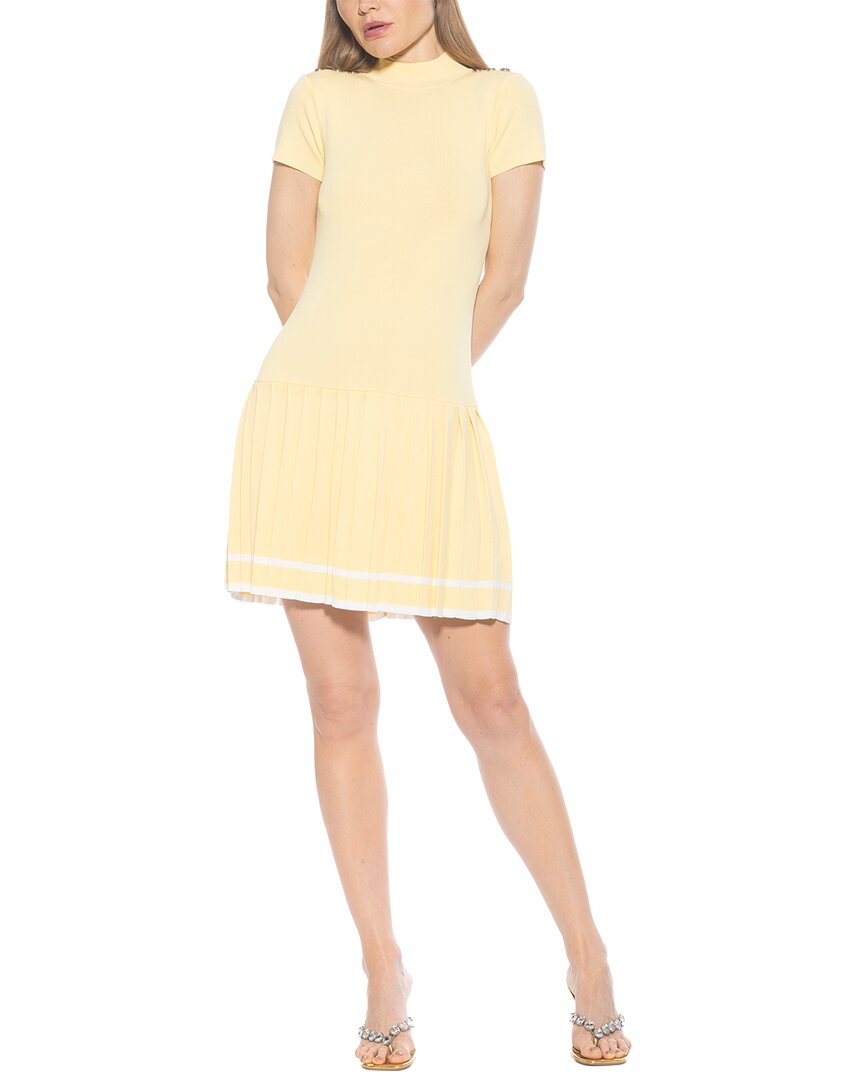 Alexia Admor Devika Fit And Flare Dress In Yellow