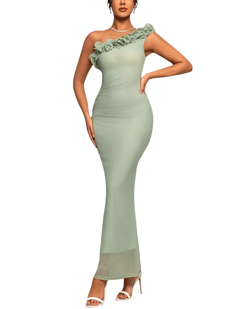 Lebrin Atelier Maxi Dress In Green