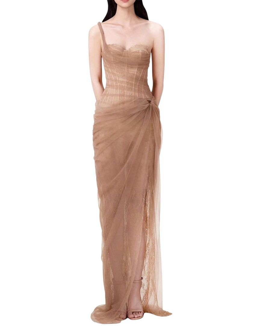 Anette Maxi Dress In Neutral