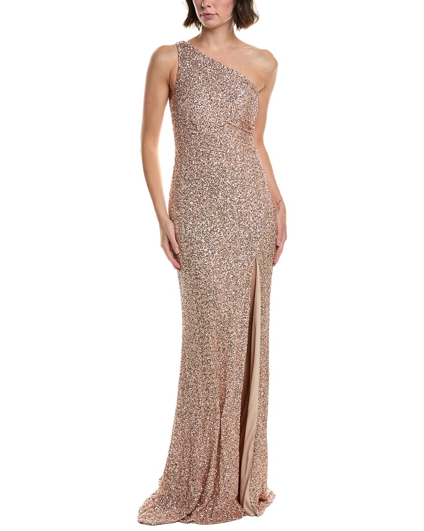 Issue New York Sequin One-shoulder Maxi Dress