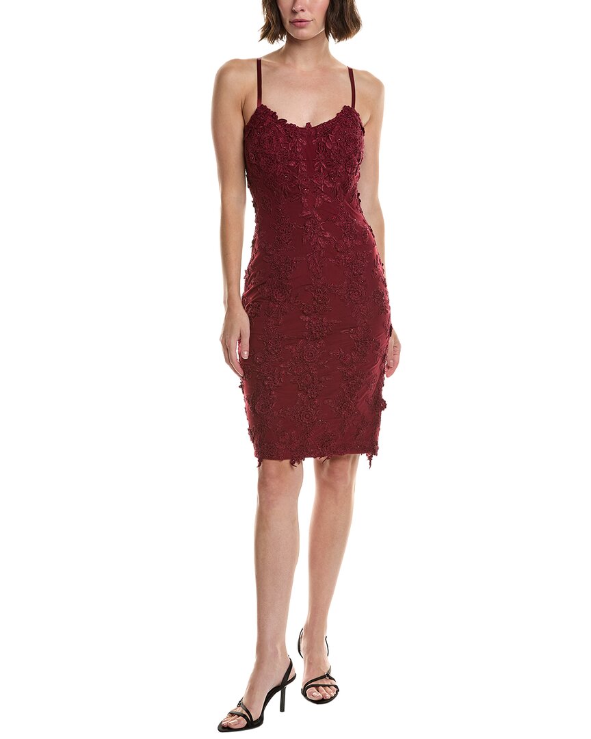 Issue New York Floral Embroidered Midi Dress