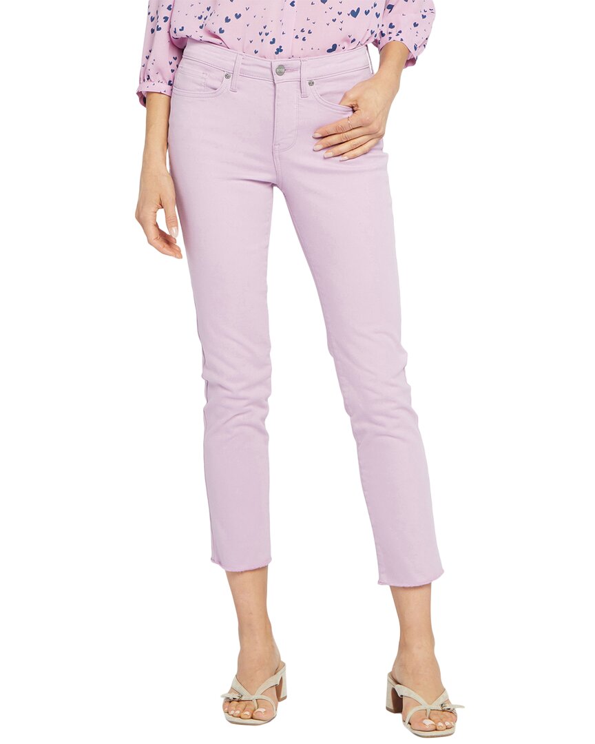 Nydj Petite Sheri Mauve Mist Ankle Crop Jean In Purple