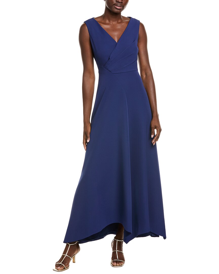 Kay Unger Yara Gown In Blue