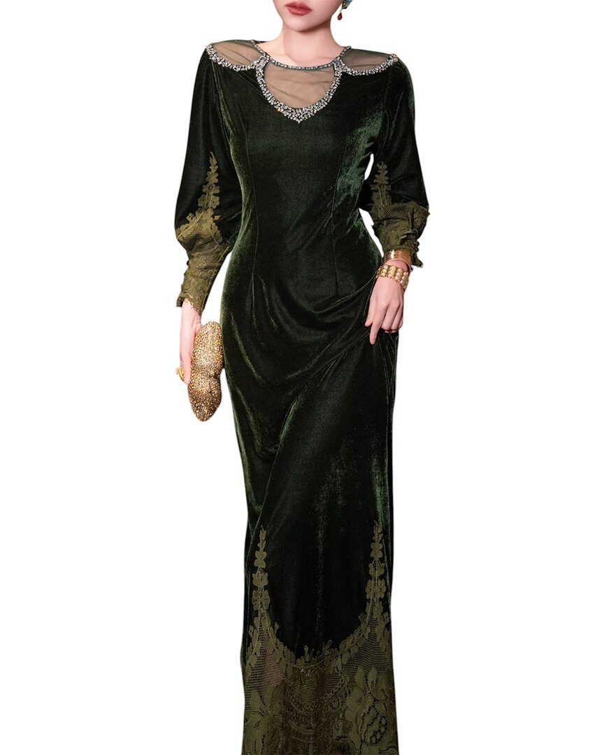 Brc By Burryco Maxi Dress In Green