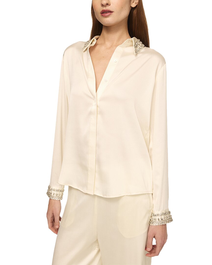 Misa Los Angeles Ellie Top In Brown