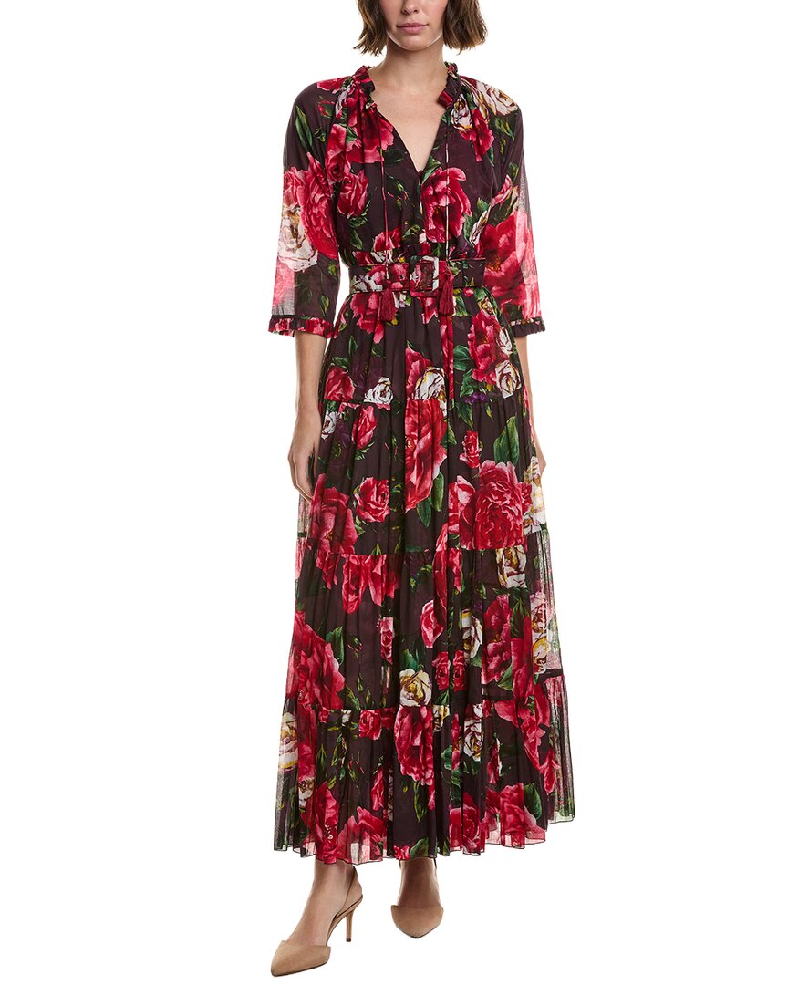 Samantha Sung Eden Maxi Dress In Red