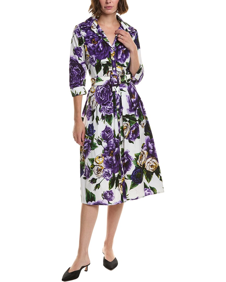 Samantha Sung Audrey #1 Shirtdress In Pink