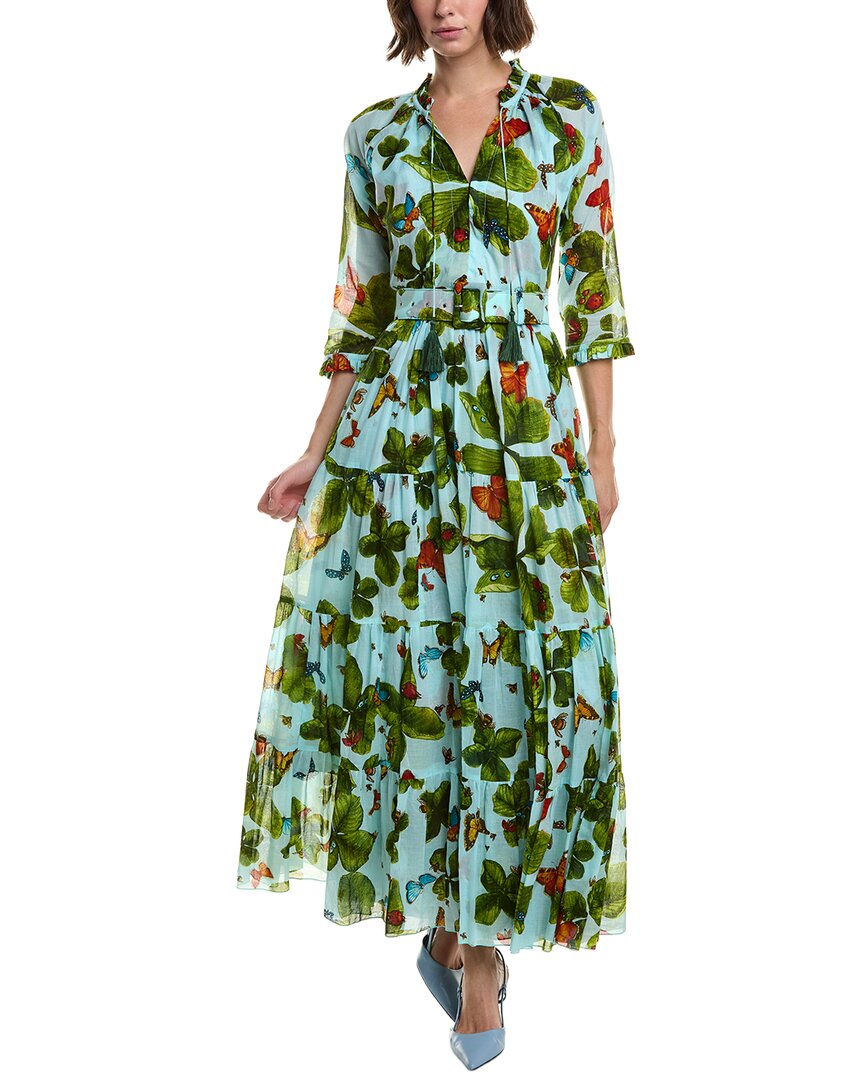Samantha Sung Eden Maxi Dress In Green