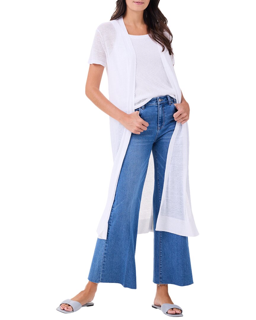 Nic + Zoe Featherweight Linen Blend Duster Sweater