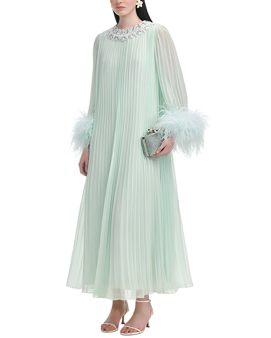 Mira Richi Midi Dress In Green